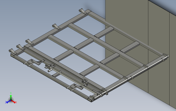 散货箱（集装箱企业）模型3D图纸ProE设计