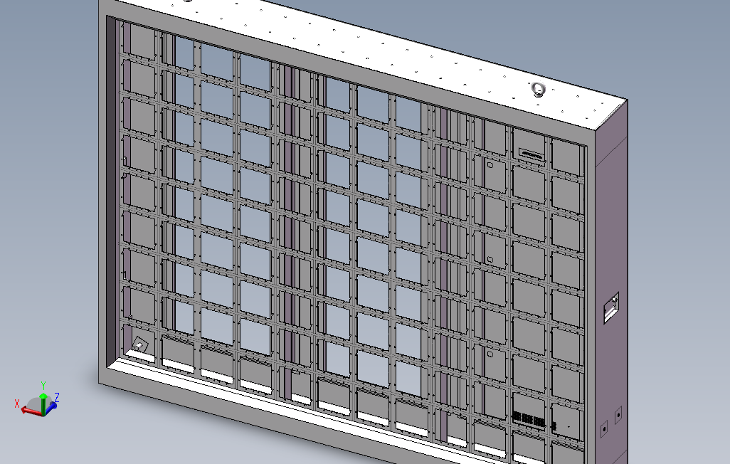 钣金柜交通屏3D模型