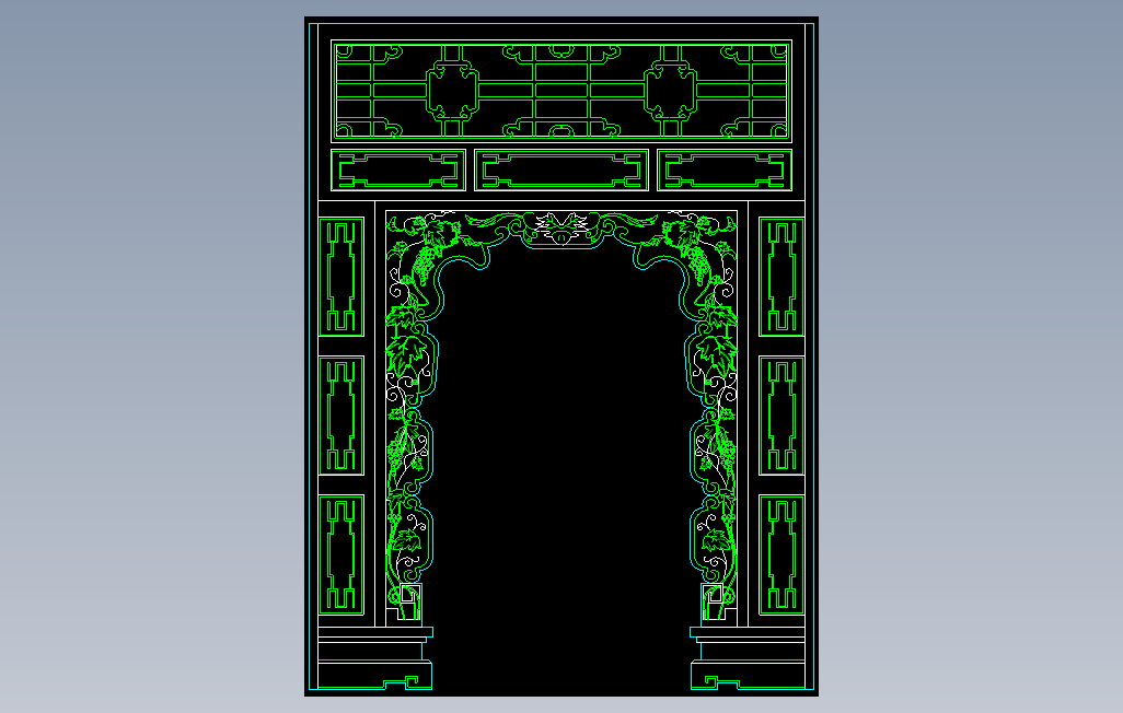 CAD室内设计施工图常用图块之隔断