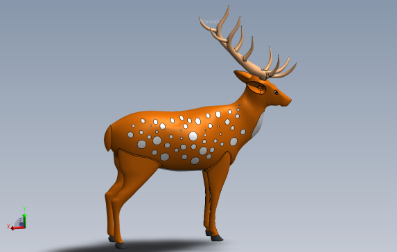 鹿模型设计