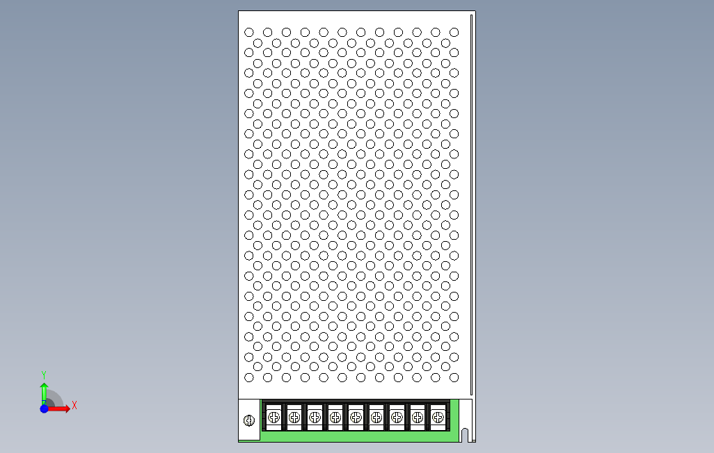 电源24VDC 正面视图