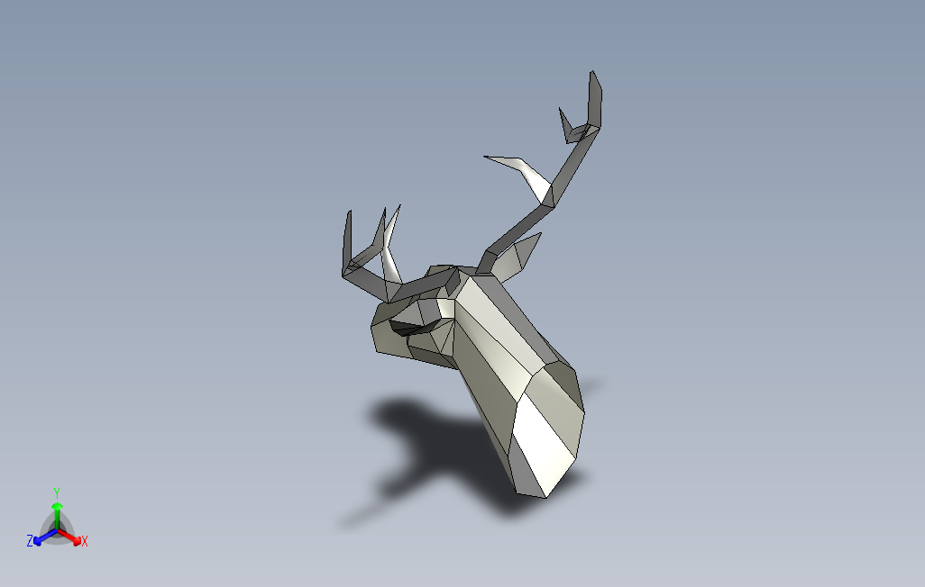 瞪羚3D模型