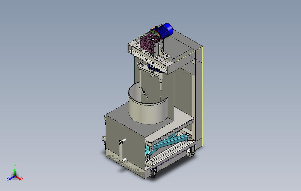 食品混合搅拌器模型
