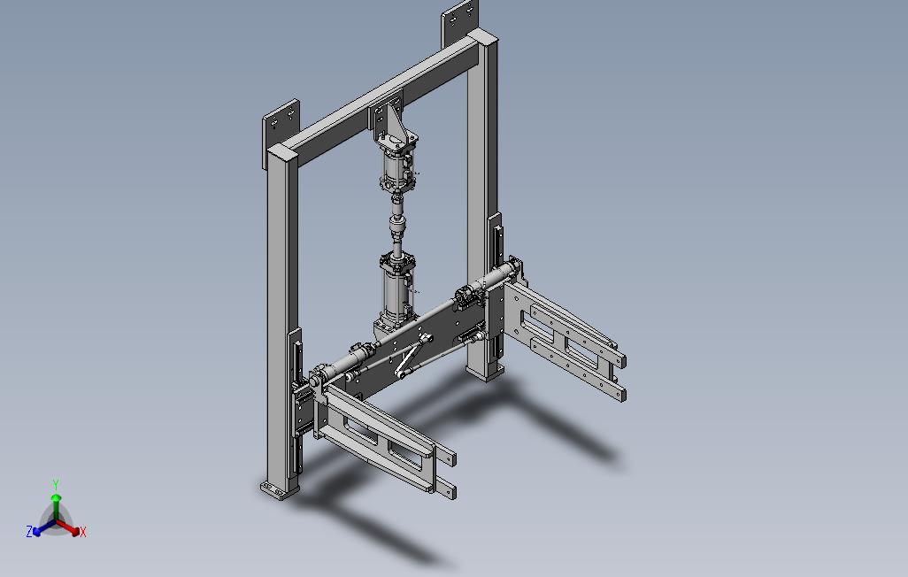 液压缸升降机械装置设计模型