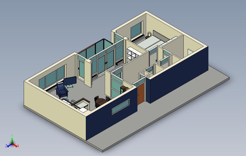 自家房屋模型图