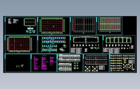 全套钢结构图纸317363