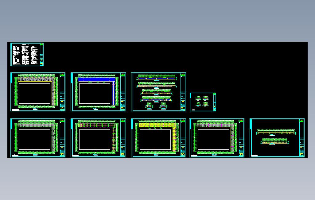 西安某公司钢结构工程cad