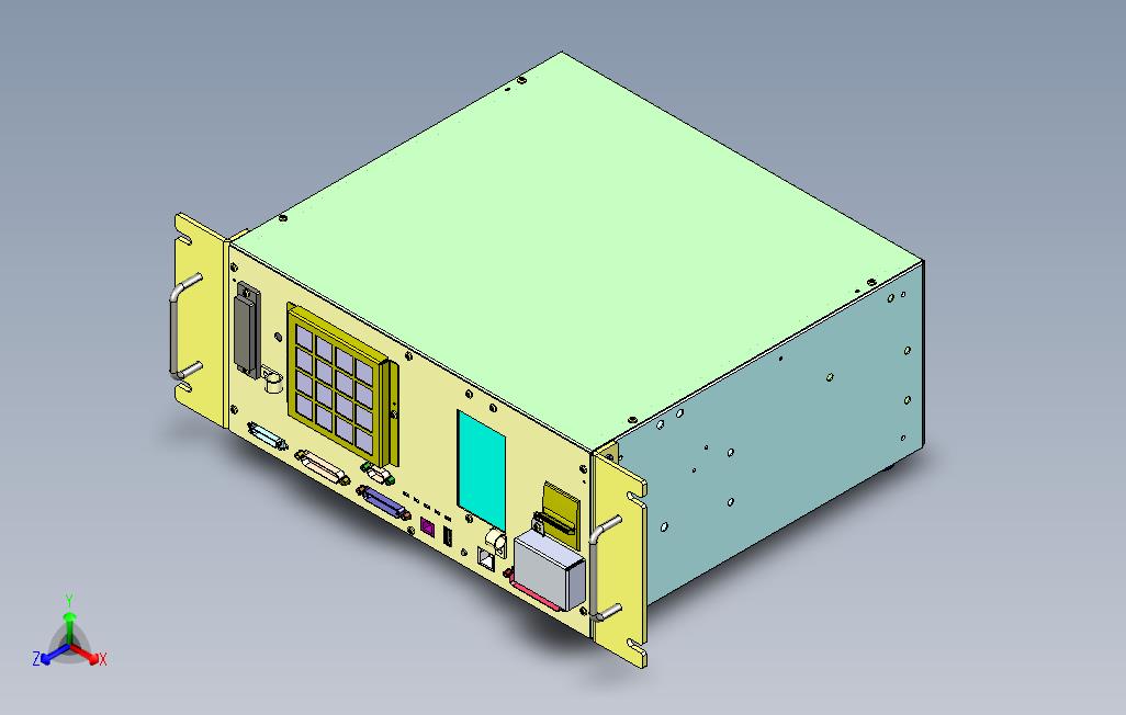 爱普生四轴机器人的控制器rc90_STEP_模型图纸免费下载 – 懒石网