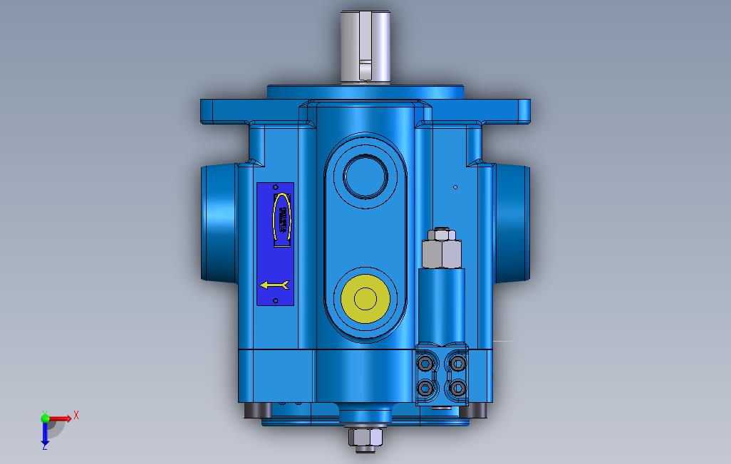ContinentalHydraulics-HPV-20B35-RF-O-1R 俯视图