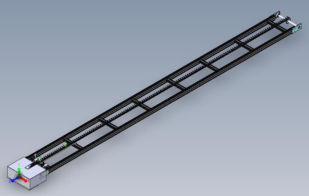 MBTJ-10物料周转车传动线体-总装