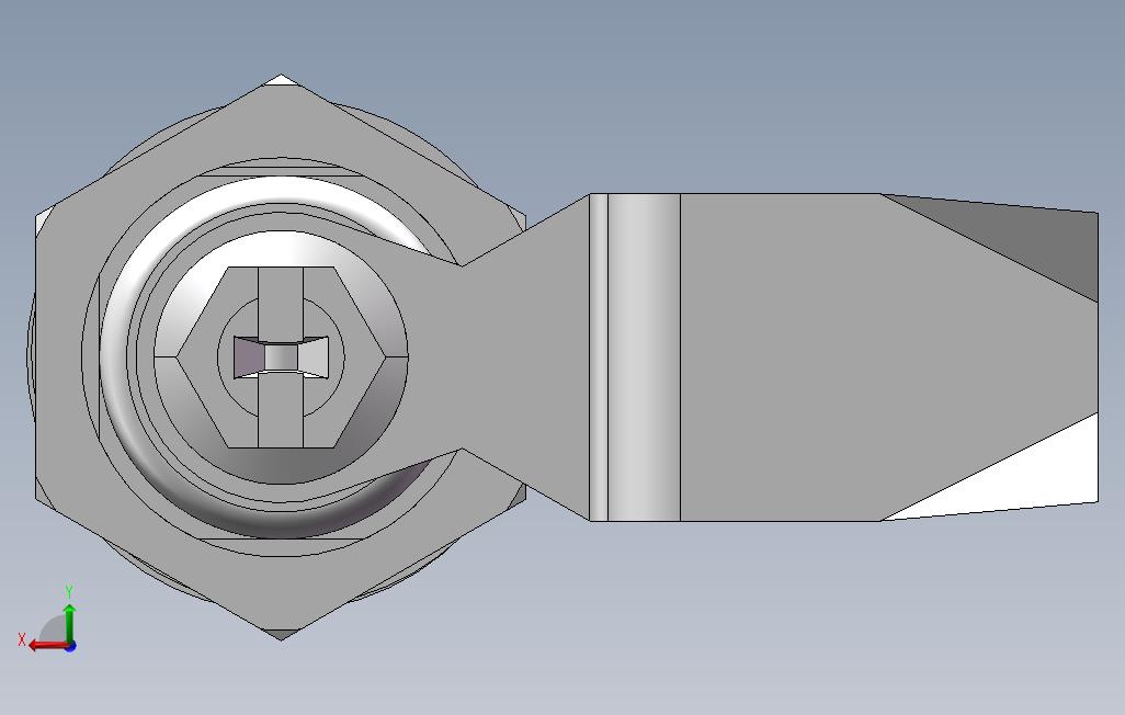 圆柱锁MS705（三角形H10锁片H28）_SOLIDWORKS 2016_模型图纸免费下载 – 懒石网
