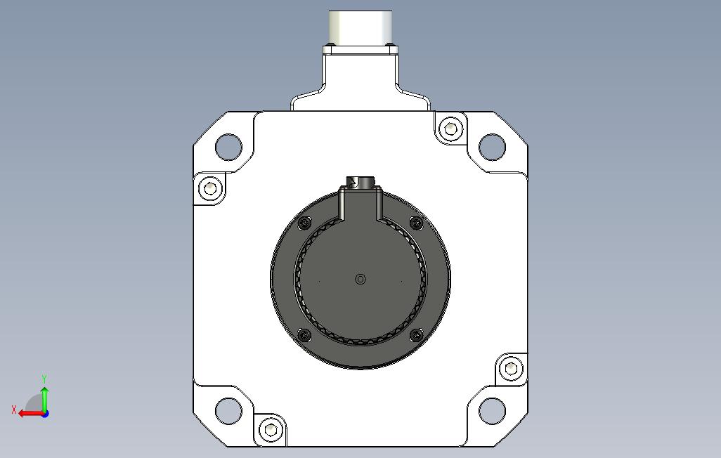 电机装配图-SV-X3MM500A-N2LA-5KW 背面视图