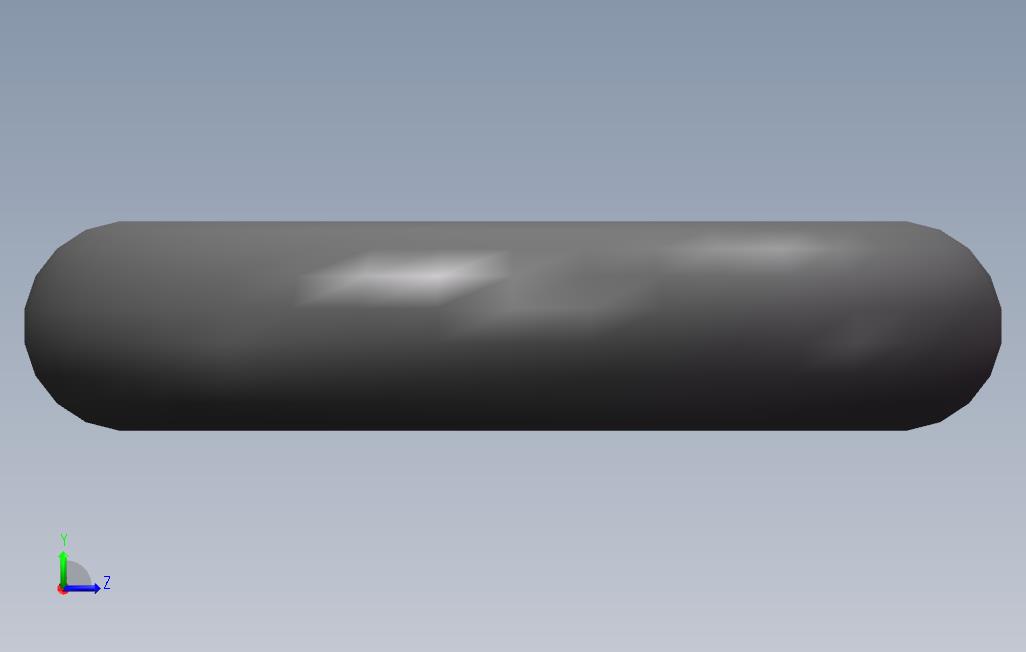 O型密封圈φ8×3 左侧视图