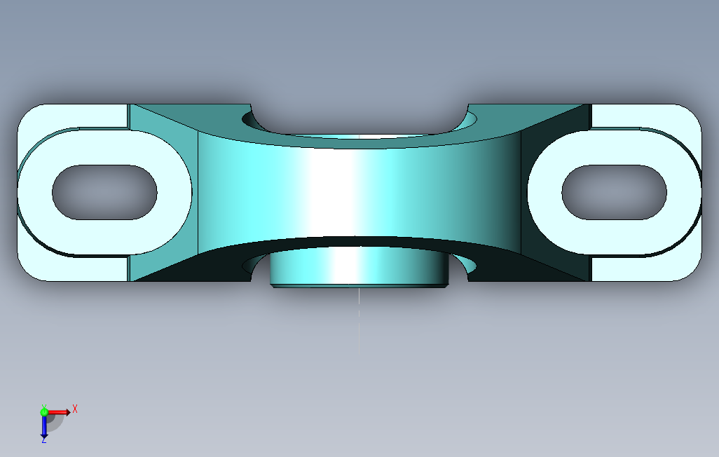 UserLibrary-124132Bearing1_00PillowBlock_ 俯视图