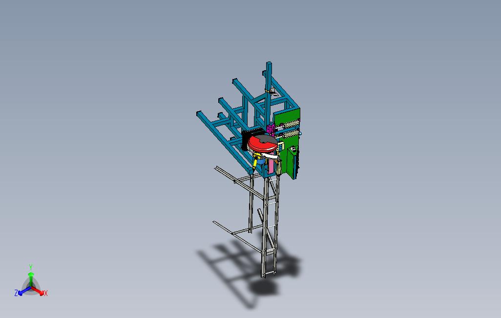 CuttingMachine切割机模型3D图纸STP格式