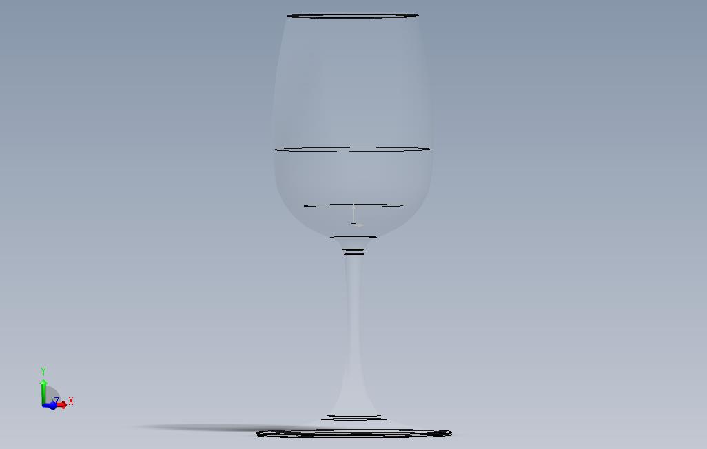 完美的酒杯。