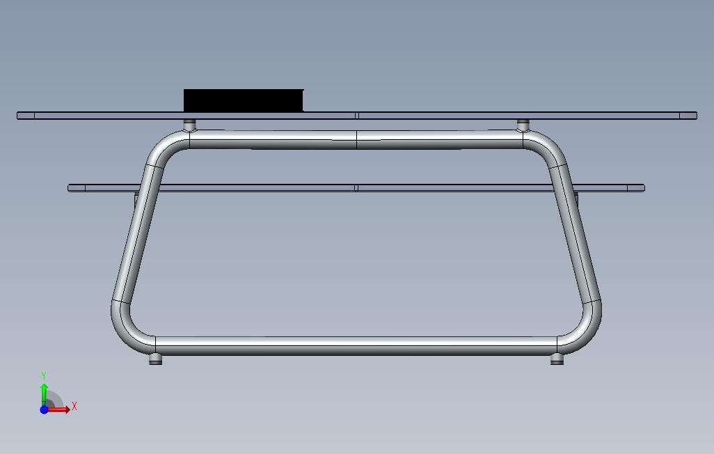 现代玻璃沙龙桌 Solidworks 2016 模型图纸免费下载 懒石网