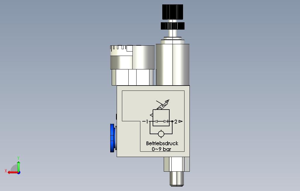 Festo压力调节器LRMA-M5-QS-4_STEP_模型图纸免费下载 – 懒石网