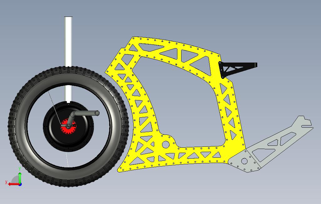e-bikebull-bike 背面视图