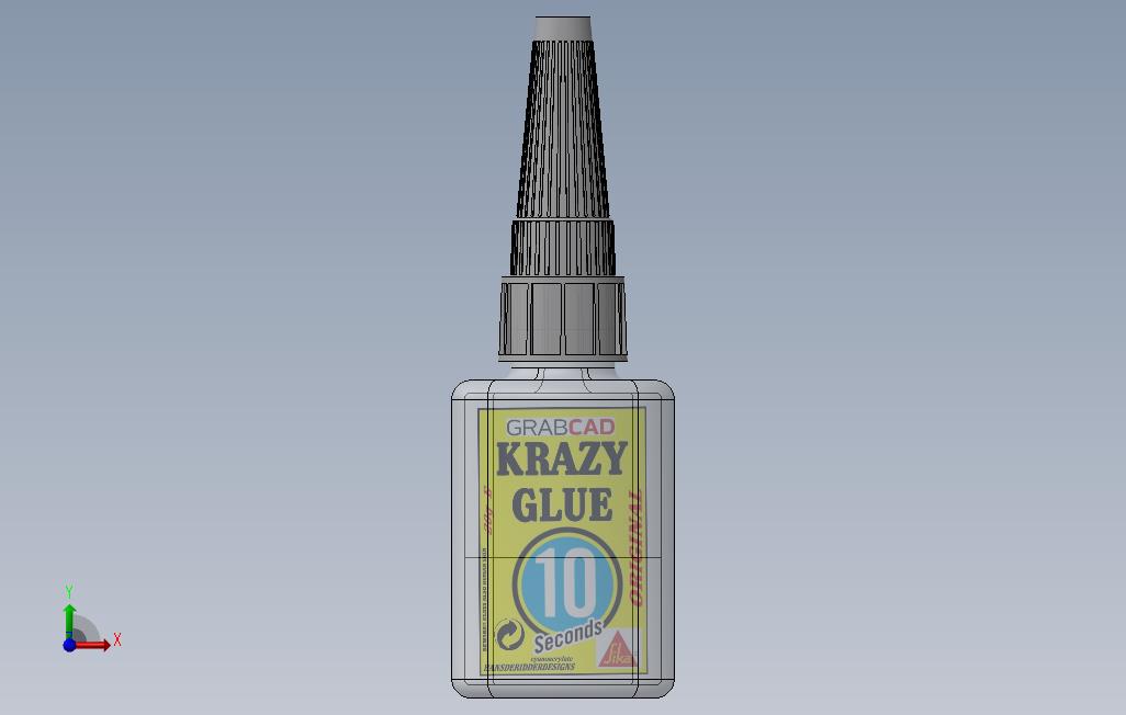 krazy胶水 正面视图