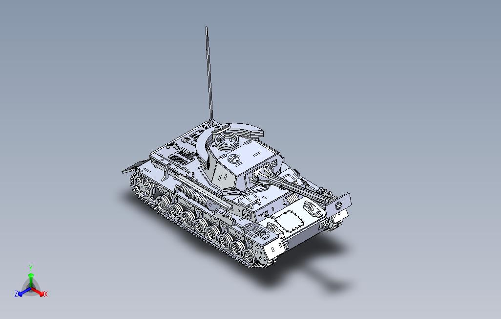 Panzerkampfwagen，钣金拼图，3d拼图，3d模型，第二次世界大战，德国坦克，metalcraft设计