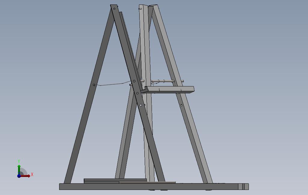 easel-chevalet-1_SOLIDWORKS 2016_模型图纸免费下载 – 懒石网