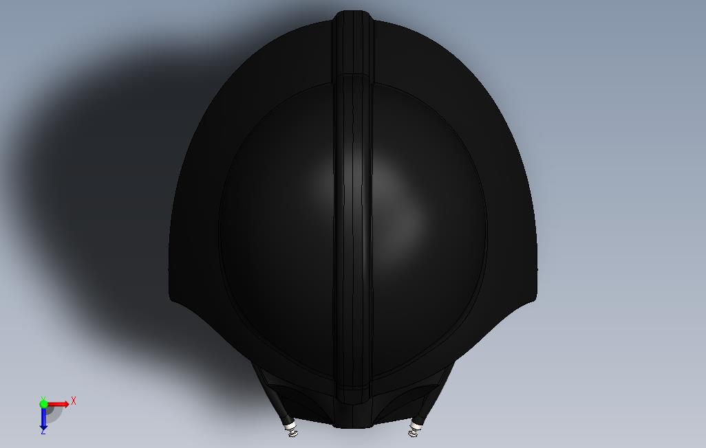DarthVaderHelmet. 俯视图