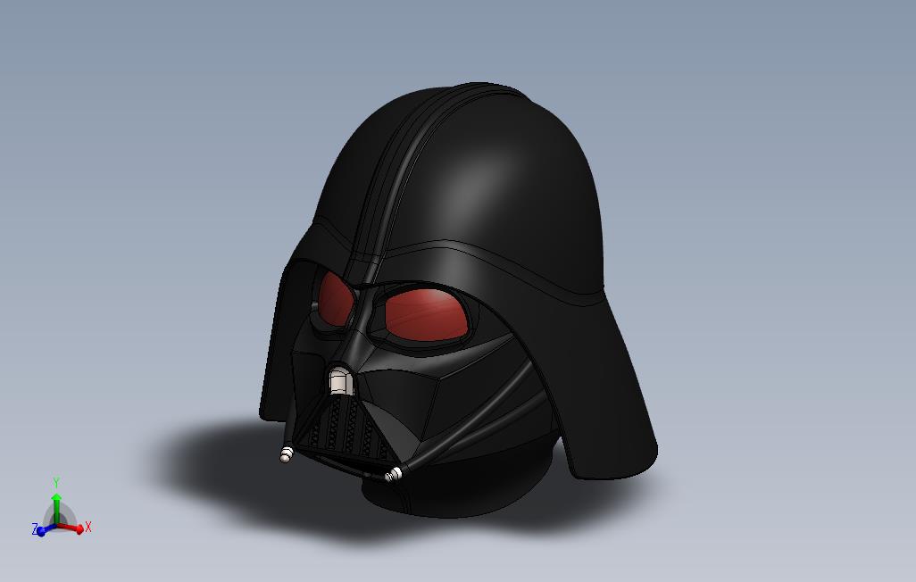 DarthVaderHelmet. 主视图
