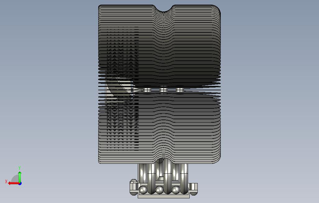 ZalmanCNPS9700LED 背面视图
