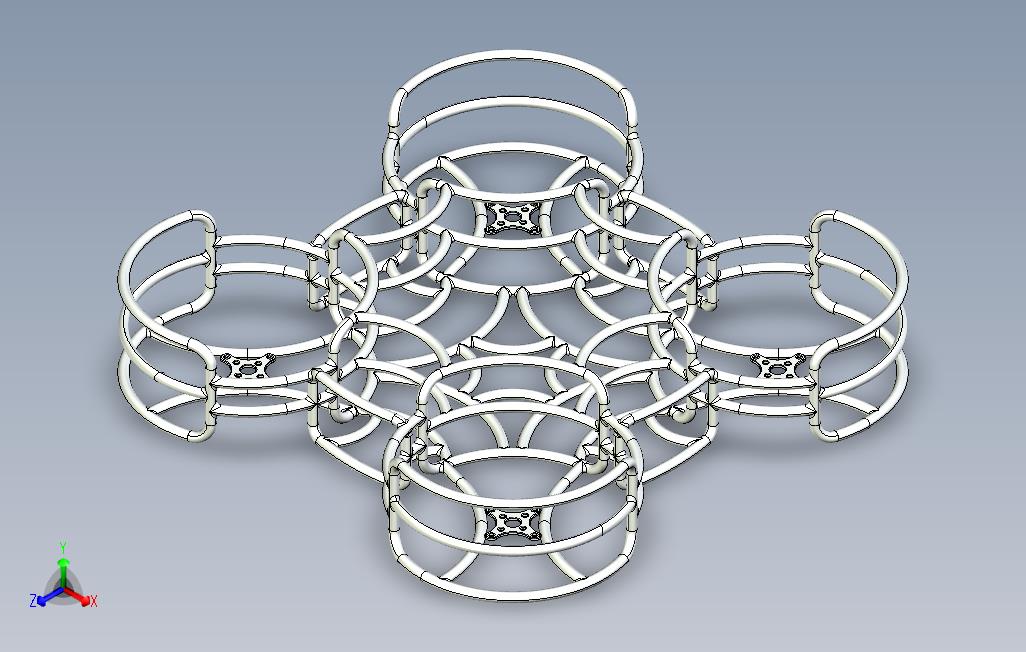rcquadcopter(四轮电机)身体_1 主视图