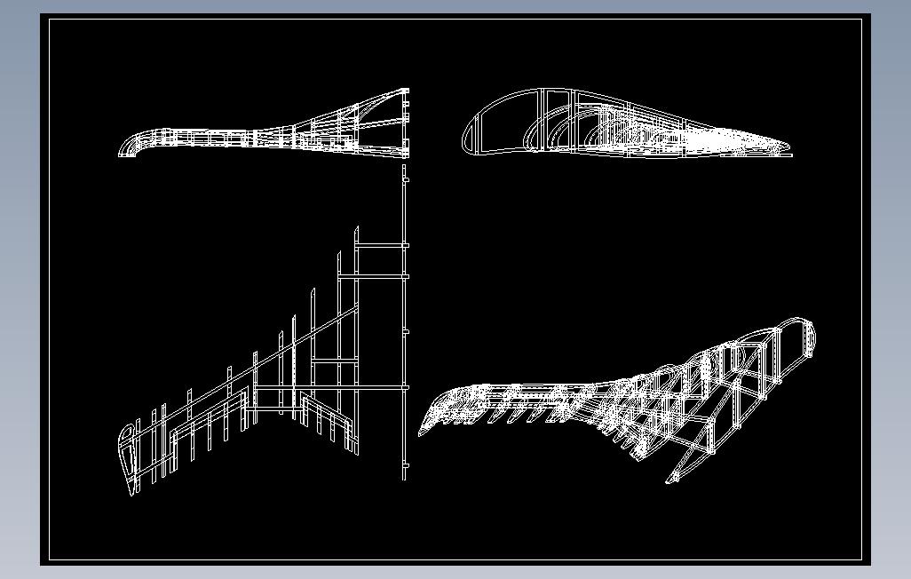 无人机（UAV）结构（混纺机身）_1