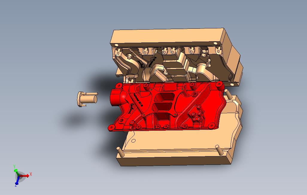 V8进气歧管模具_TRINOTA_1