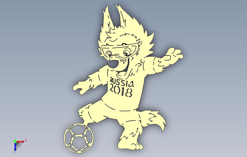 Zabivaka世界杯2018吉祥物_1