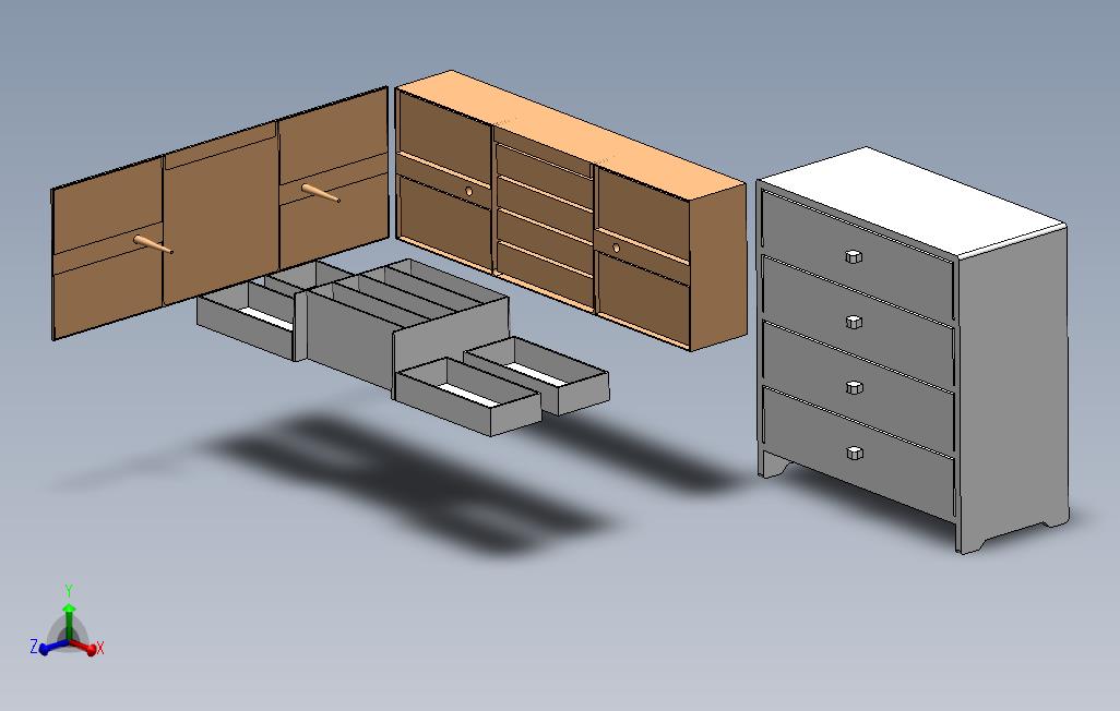 娃娃屋梳妆台模具_TRINOTA_1
