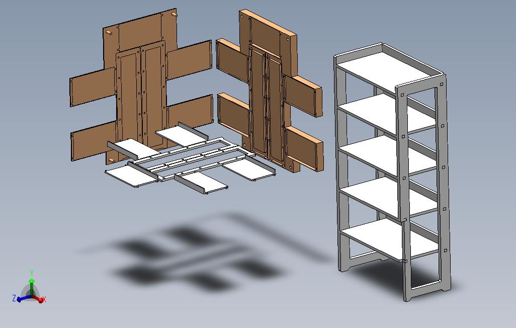 娃娃屋货架模具_TRINOTA_1