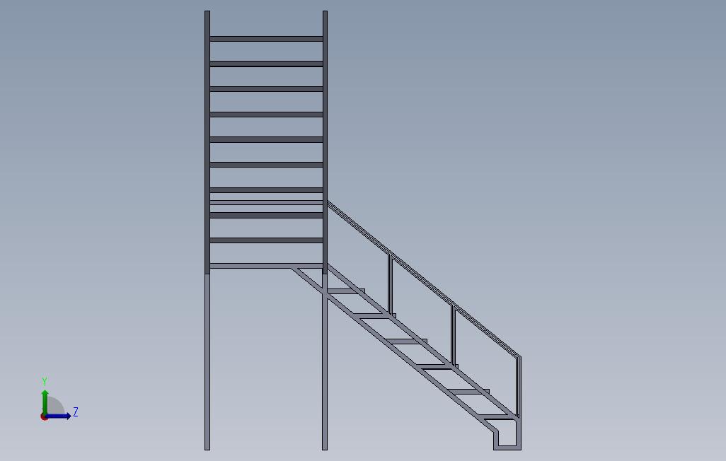 楼梯_1_SOLIDWORKS 2013_模型图纸免费下载 – 懒石网