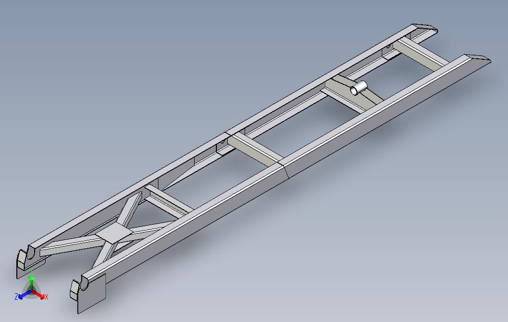 沃尔沃转储子车架_subframe