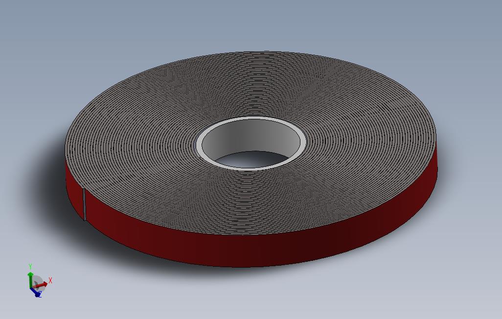 胶带卷3M-VHB.RP62_SOLIDWORKS 2013_模型图纸免费下载 – 懒石网