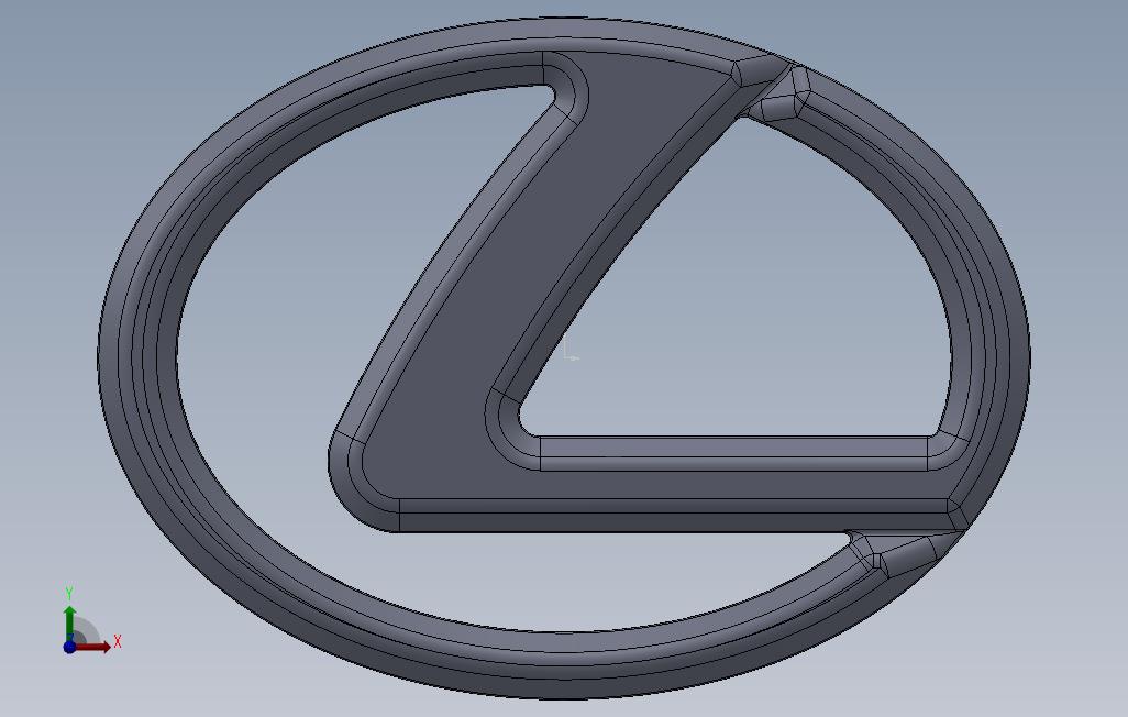 要求：雷克萨斯标志_emblem_SOLIDWORKS 2011_模型图纸免费下载 – 懒石网