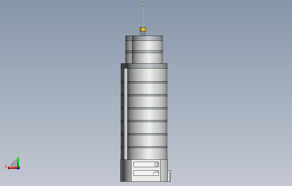 两座塔_towers 背面视图