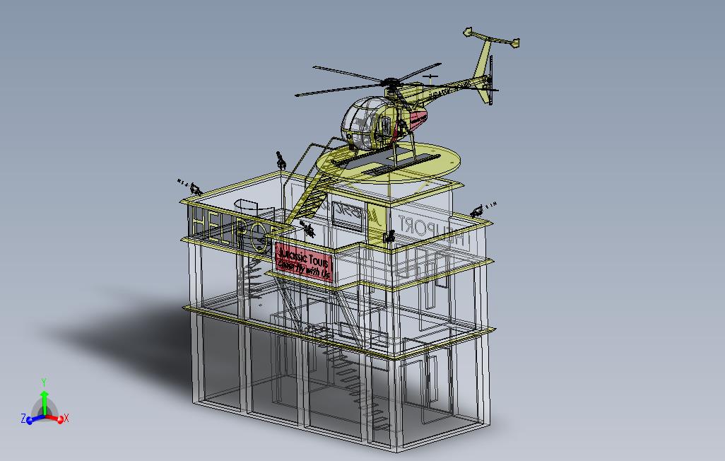 侏罗纪直升机场_heliport