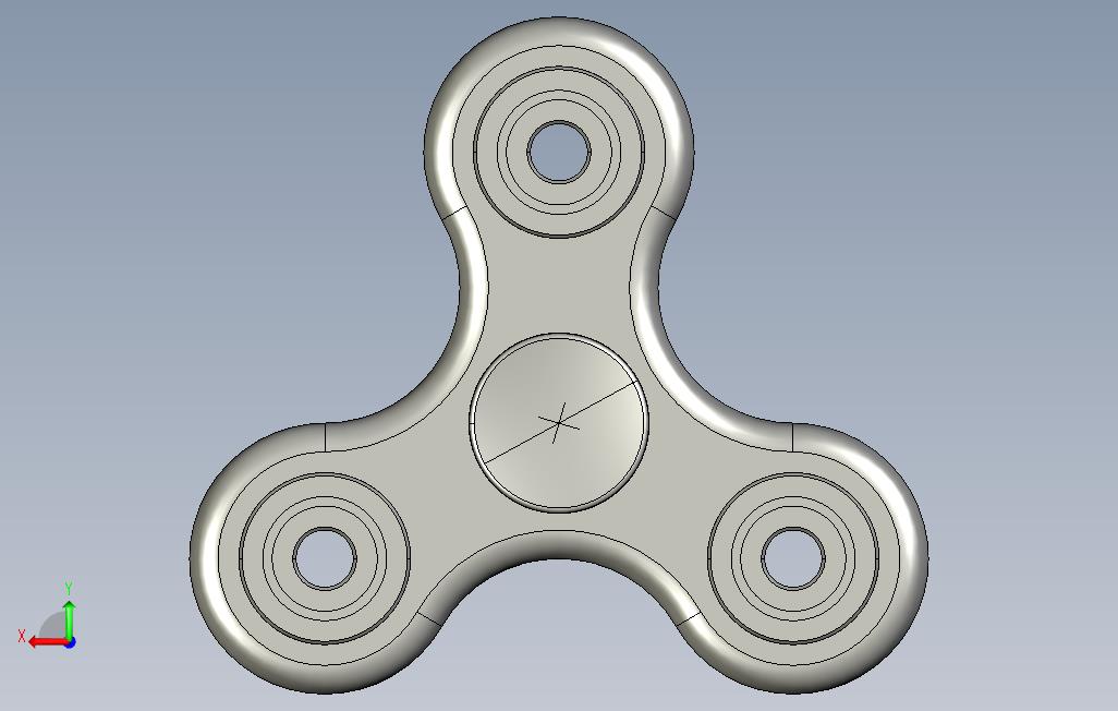 FidgetSpinner_261 背面视图