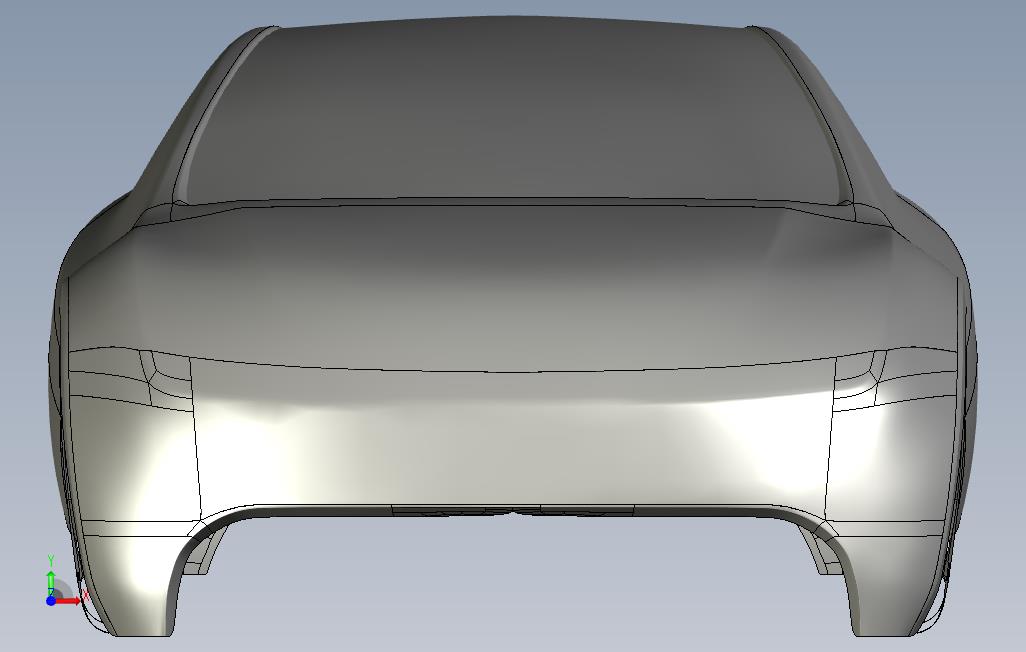 CR-XPoly转换为NURBS_nurbs 正面视图