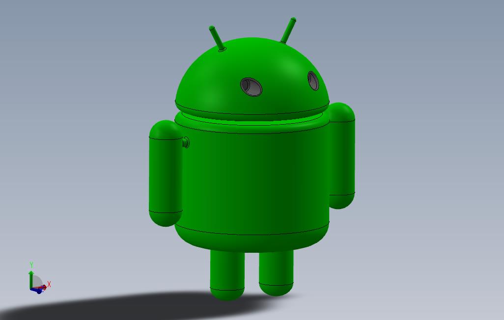 android标志3d与文本