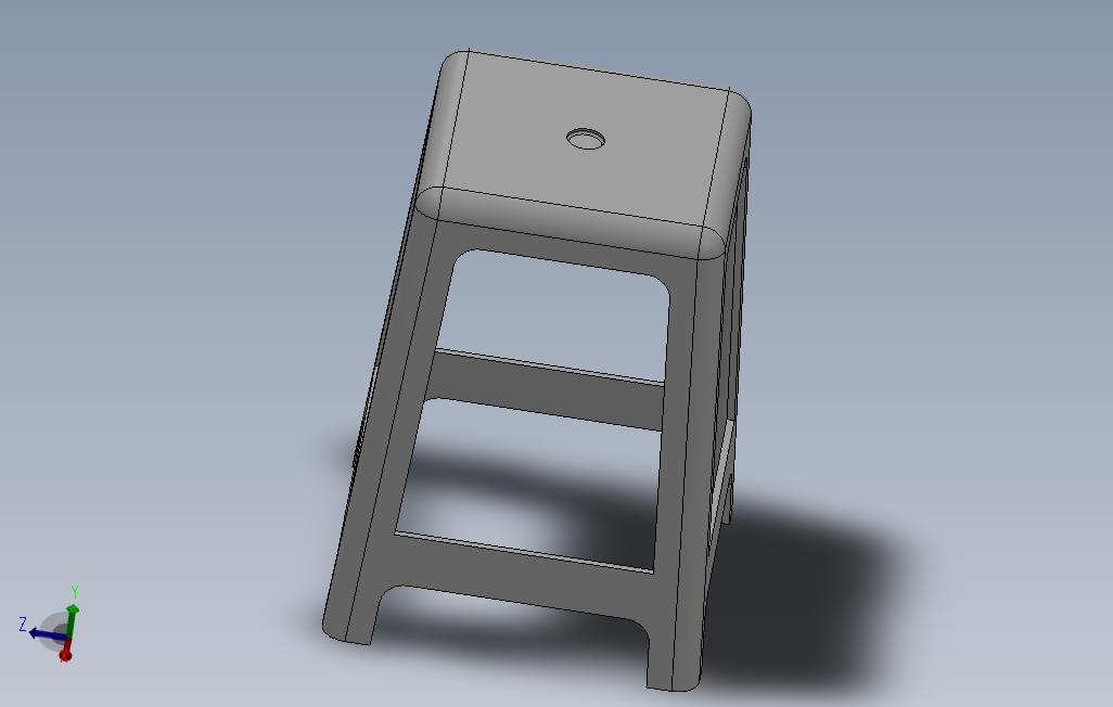 BanquinhodePlastico塑料凳在SolidWorks2010中_2010