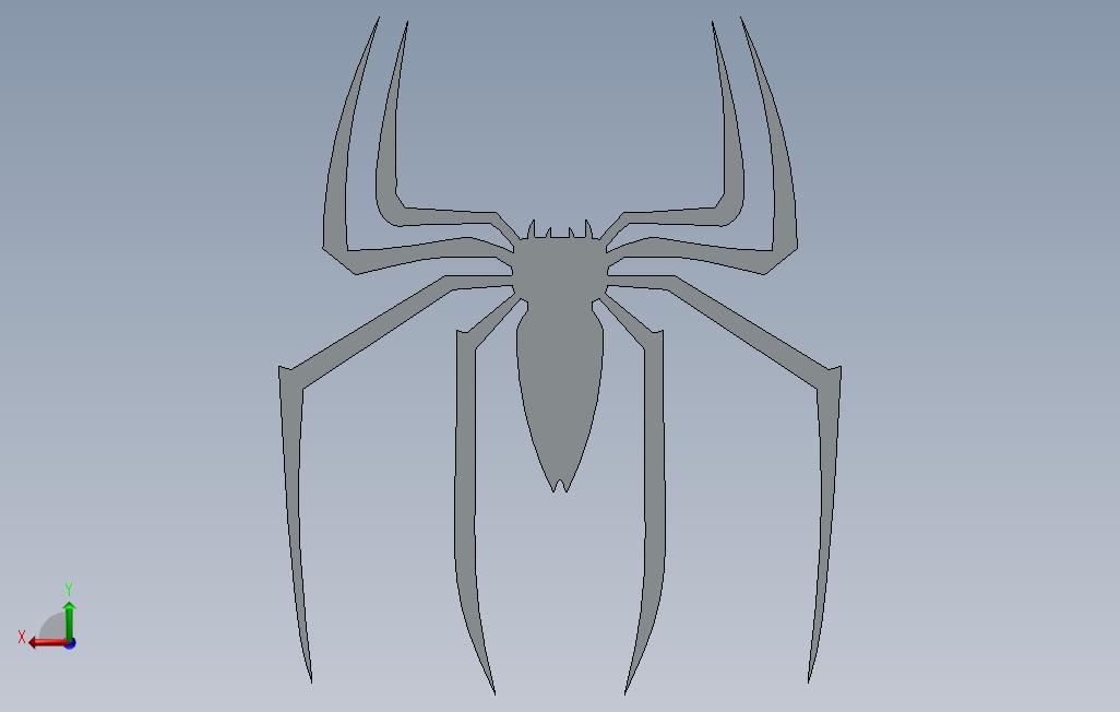 chrome-spider-logo-1_SOLIDWORKS 2015_模型图纸免费下载 – 懒石网