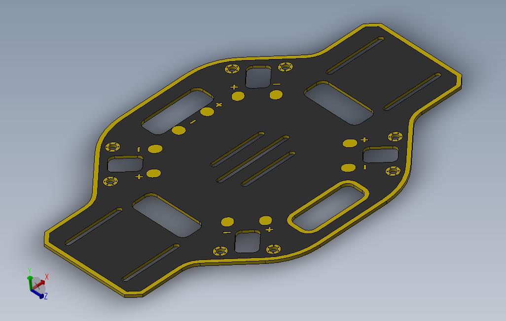 DJIF450Qoadrotor机箱