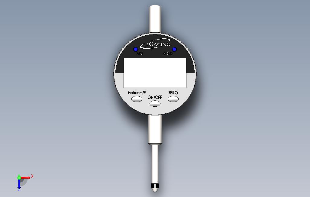 Igaging数字拨号指示灯WBALLPOINTTIP 俯视图