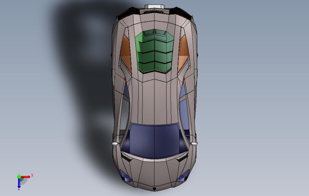 LamborghiniAntareador_68 俯视图