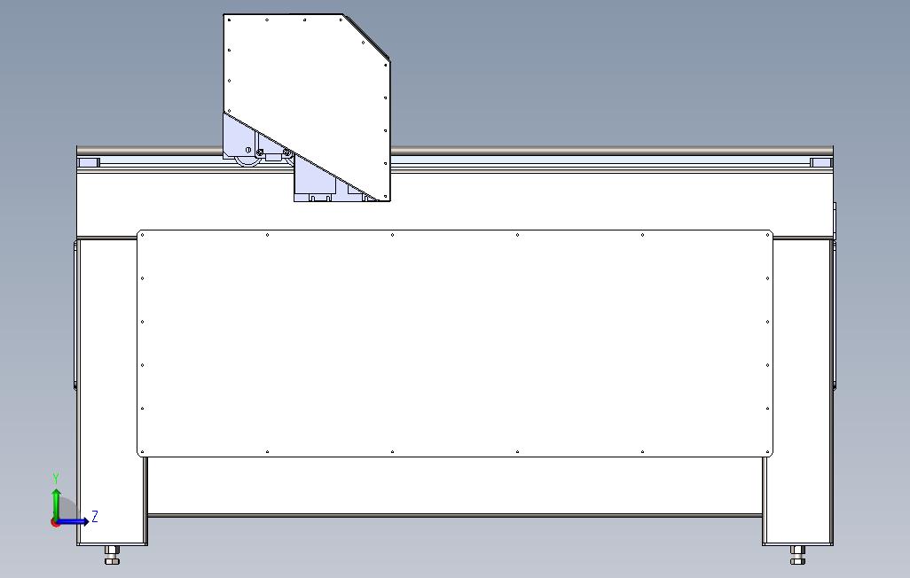 LaserCutter2000x1000100W 左侧视图